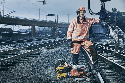 Рельсорез Husqvarna K1270Rail 350 мм + RA10