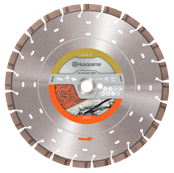 Алмазный диск Husqvarna ELITE-CUT EXO-GRIT S35 300 мм